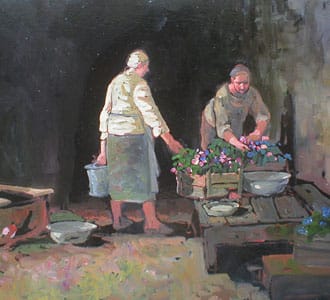 Regando flores 3