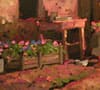 Detalhe de Arreglando flores