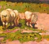 Detalhe de Pastora en la Iglesia