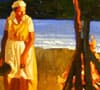 Detalhe de Mujer de pescador