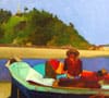 Detalhe de Pescador de Caioba