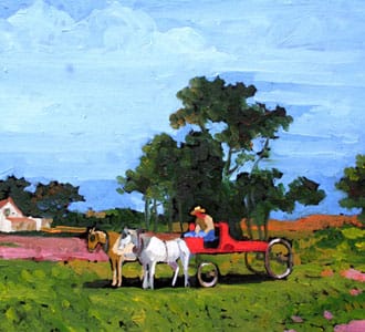 El carro rojo